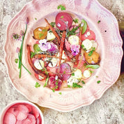 Large Round Server - Powder Pink