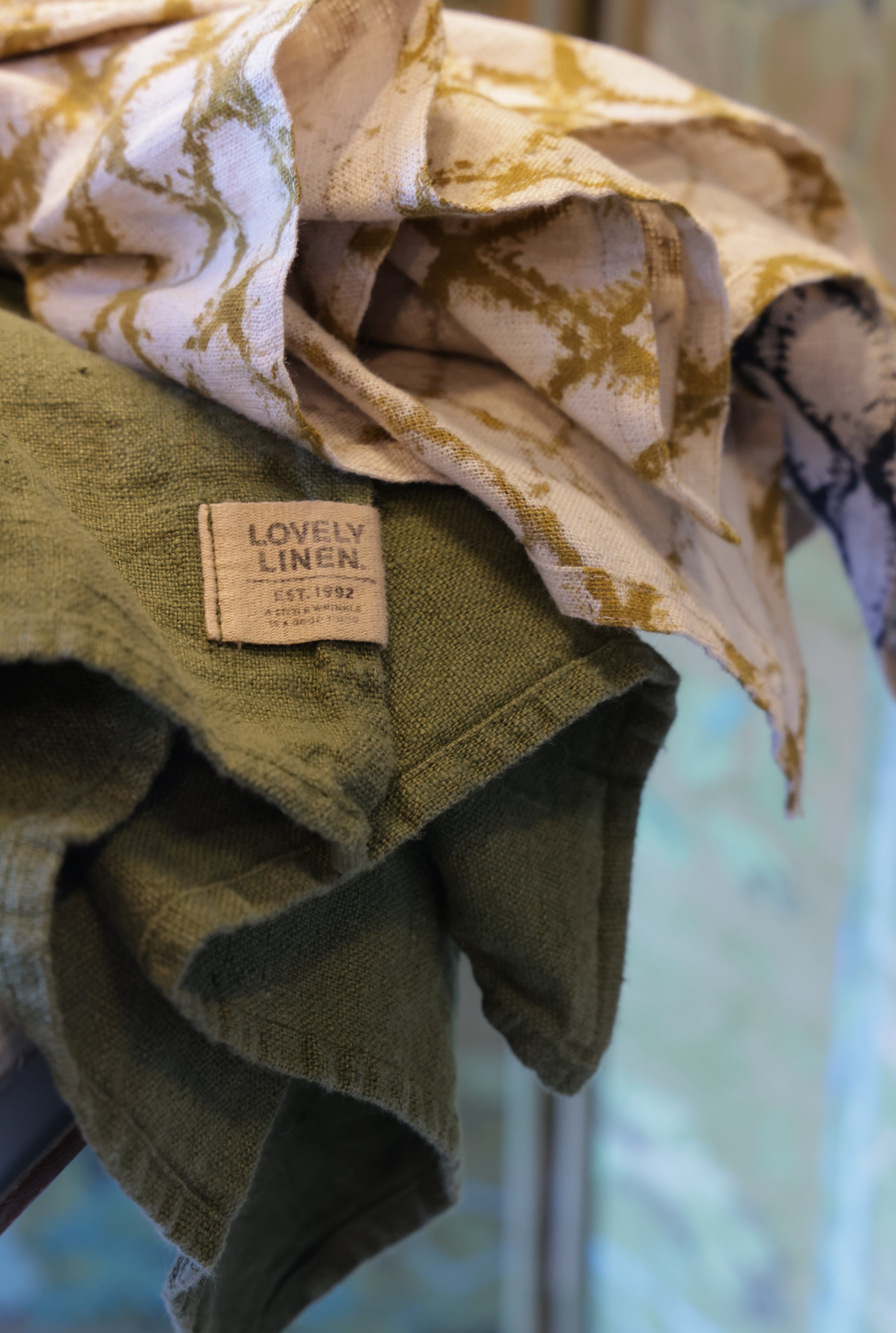 Linen Napkin Cypress Design