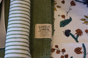 Cotton Napkin Stripe on Natural Beige