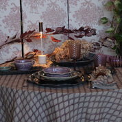 Linen Tablecloth Cypress Design - Rose