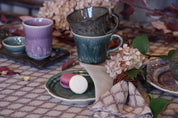 Napkin Ring Corded Design - Set of 4