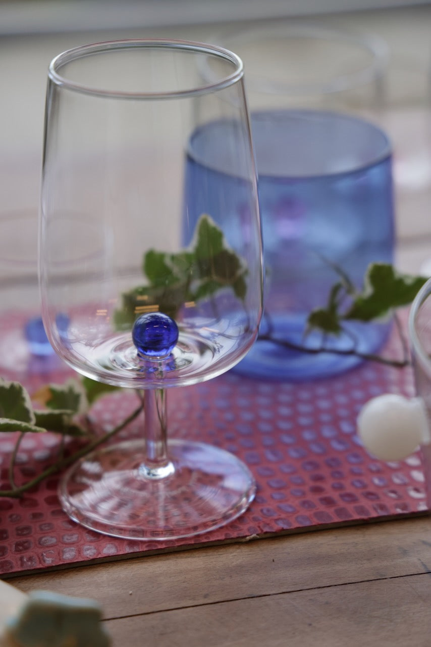NO BILIA Handmade Coloured Glass Tumblers Set of 6