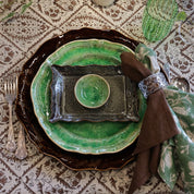 Dinner Plate Patterned - Seaweed