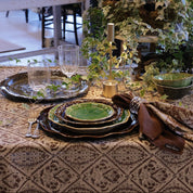 Linen Tablecloth Jaipur - Brown