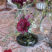 UN FIORE Handmade Glass Vase - Low Round