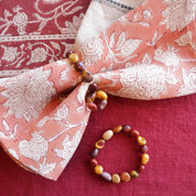 Gemstone Napkin Ring - Mookaite Set 4