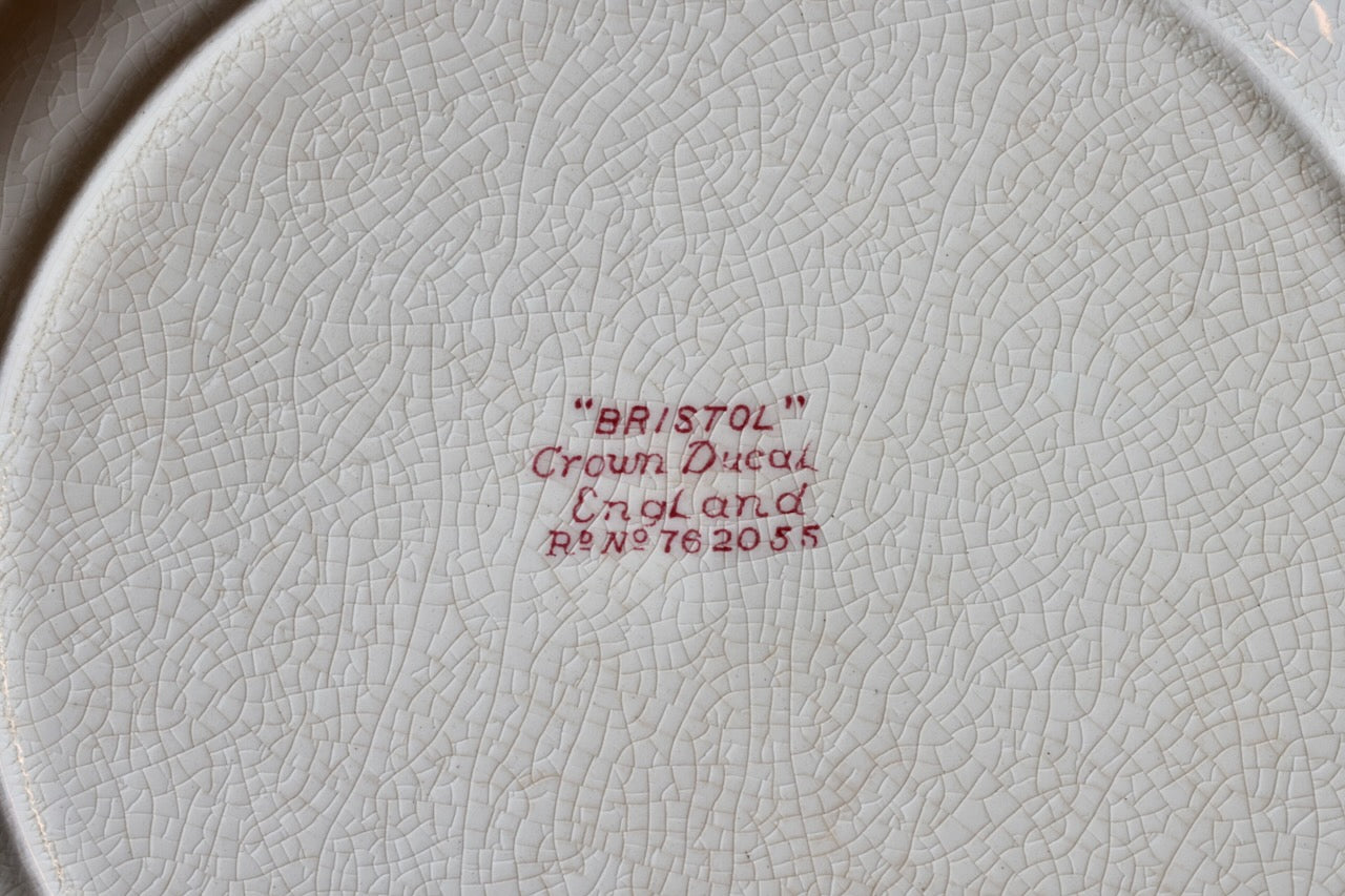 Vintage Bristol Plates by Crown Ducal - Set 2