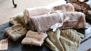 Lovely Linen Flowly Blanket