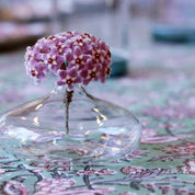 UN FIORE Handmade Glass Vase - Low Round