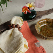 Wooden Napkin Ring - Beads Design (Pack of 4)