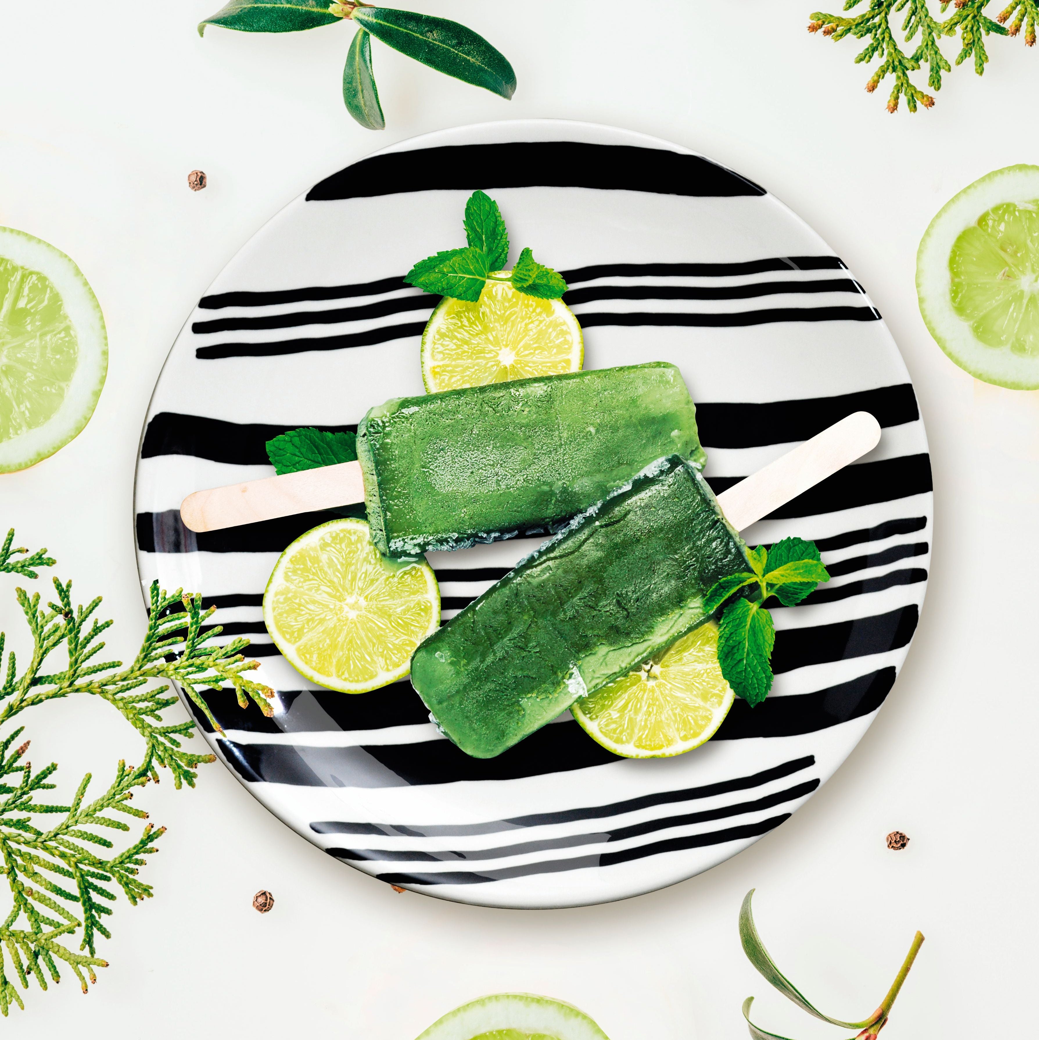 Dinner Plate Stripe Design
