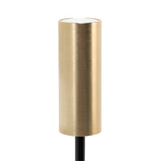 CAROLINA Portable Lamp - Glossy Black & Brushed Brass