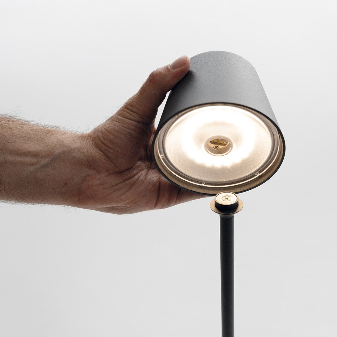 POLDINA PICCHETTO Portable Lamp with stem