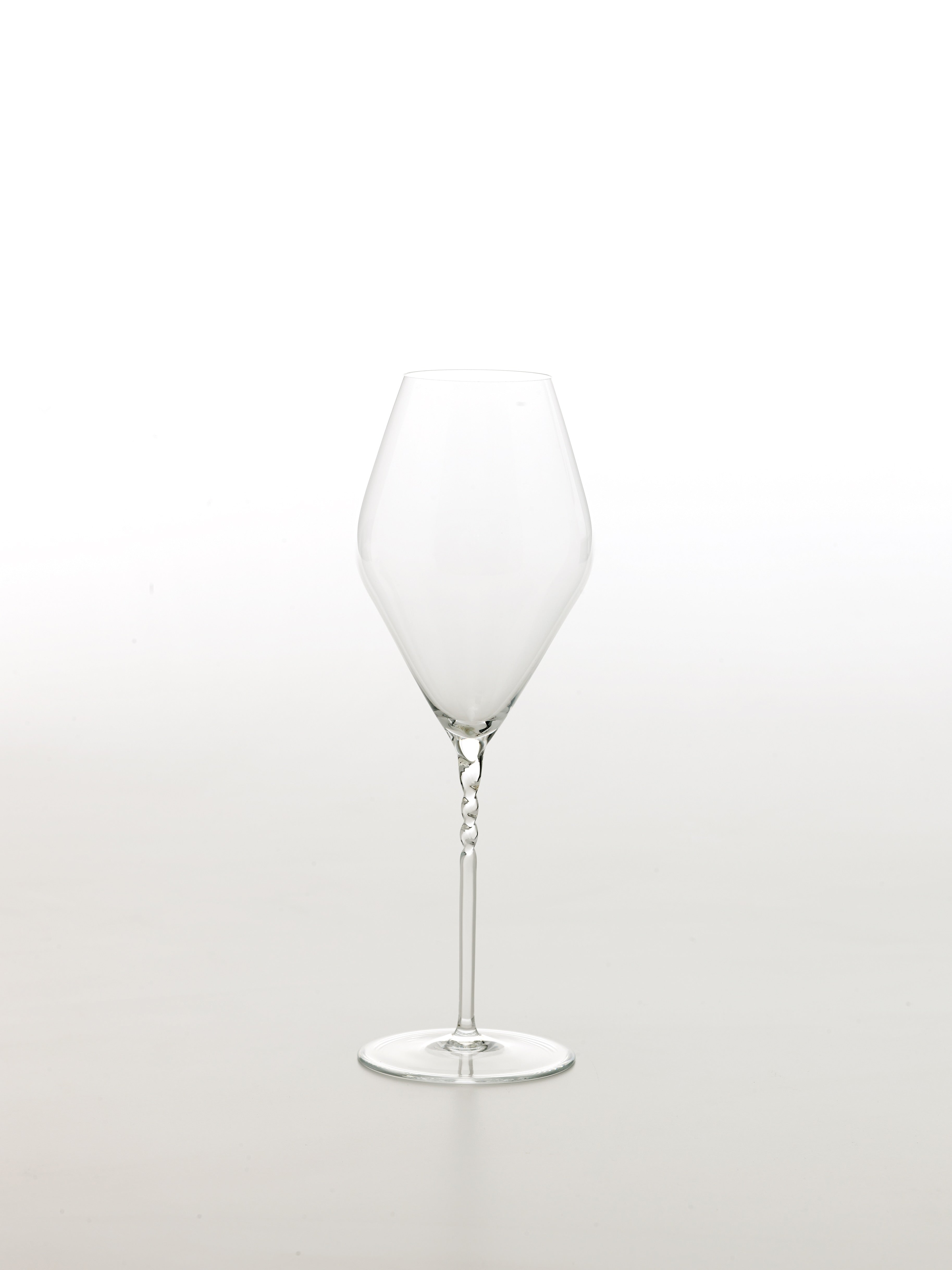 JCL Sparking Wine Mouth Blown Glass (Set of 4)