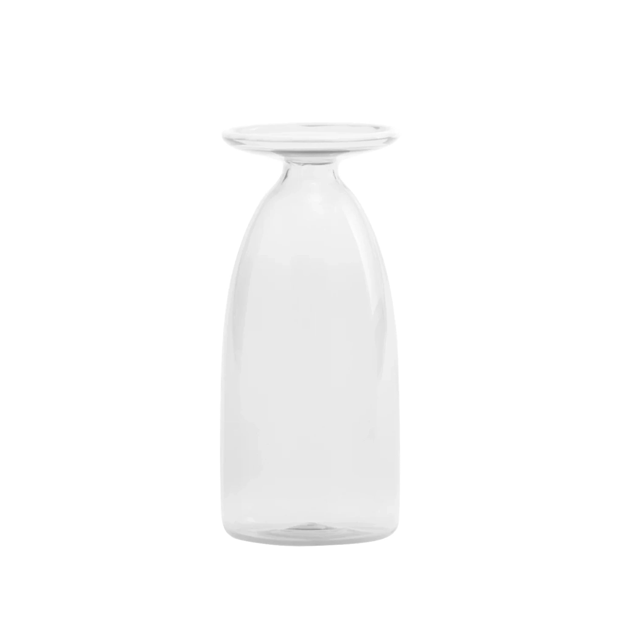 UN FIORE Handmade Glass Vase - Medium Flat Top