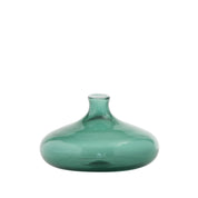 UN FIORE Handmade Glass Vase - Low Round