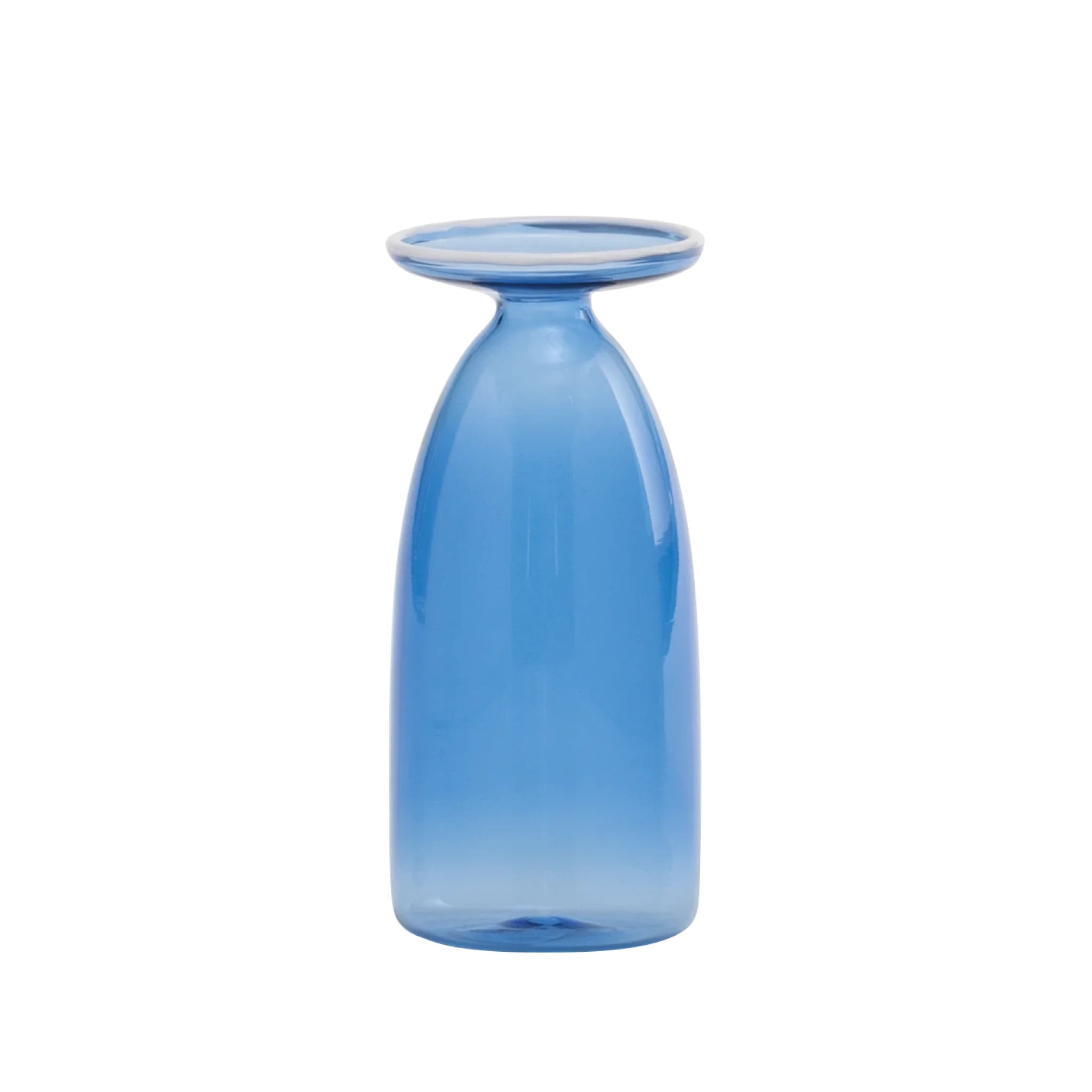 UN FIORE Handmade Glass Vase - Medium Flat Top