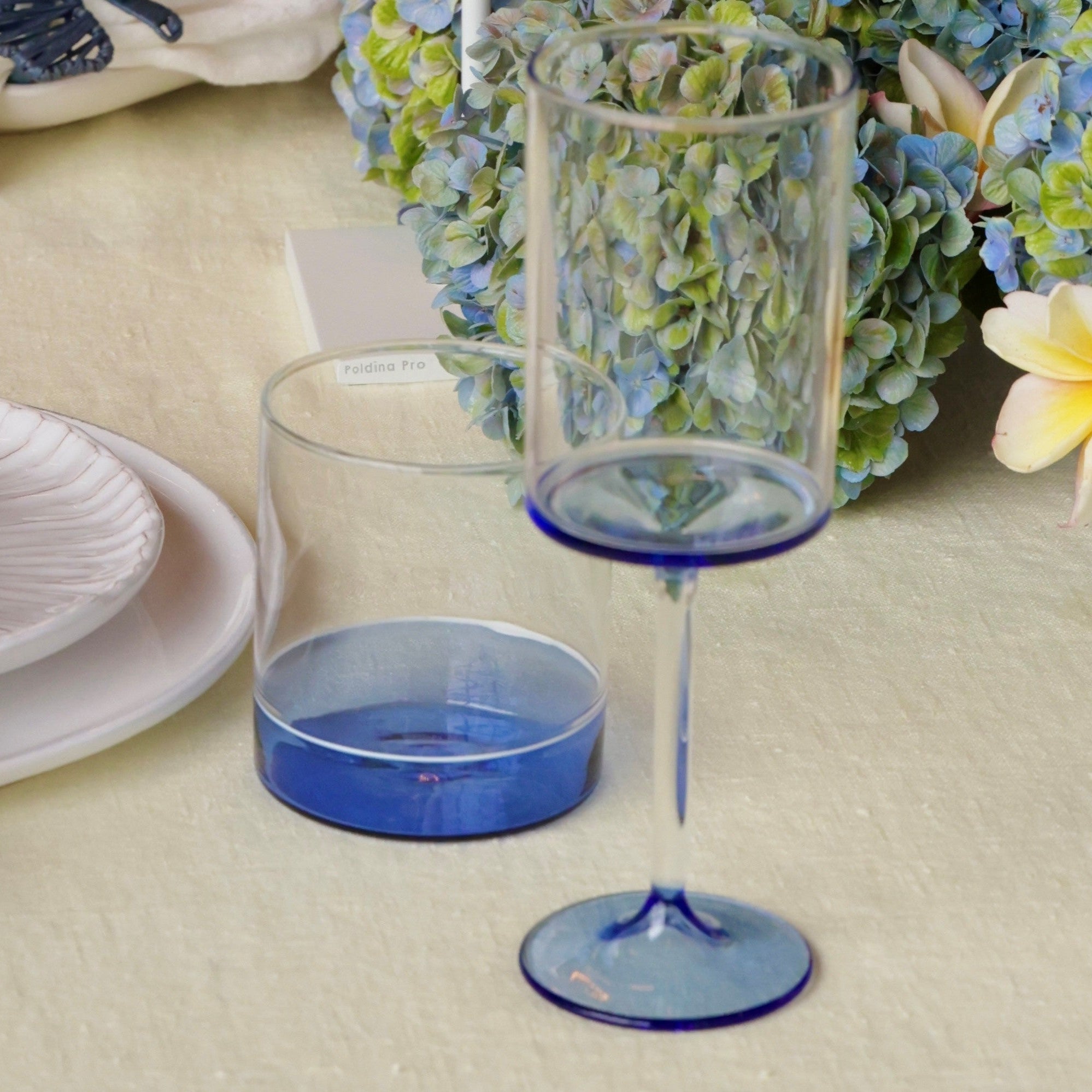 DISCOBOLO Handmade White Wine Set of 4