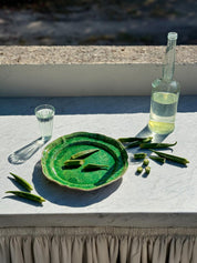 Dinner Plate Patterned - Seaweed