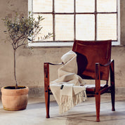 Comfy Pure Wool Fringed Throw