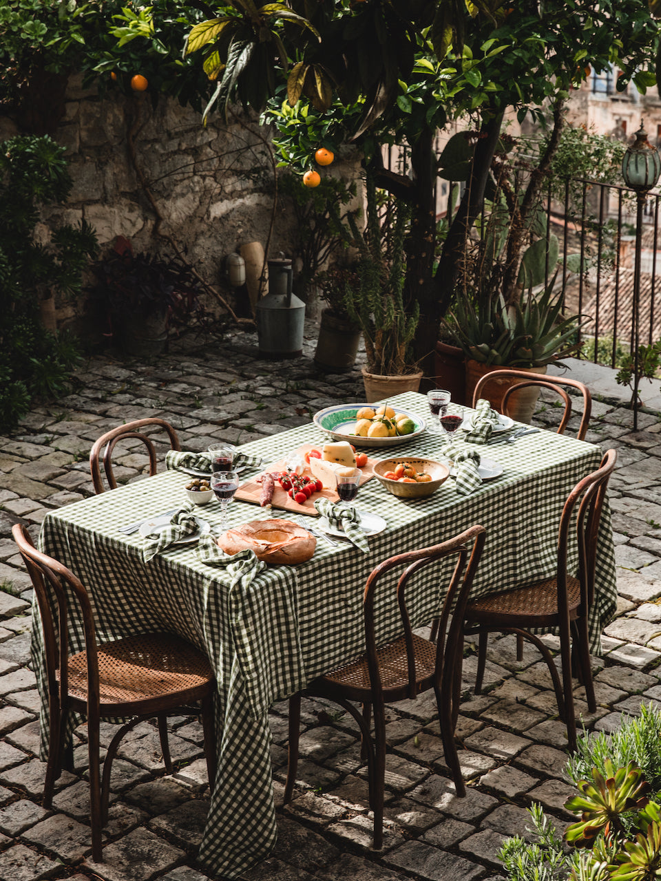 Misty Linen Tablecloth