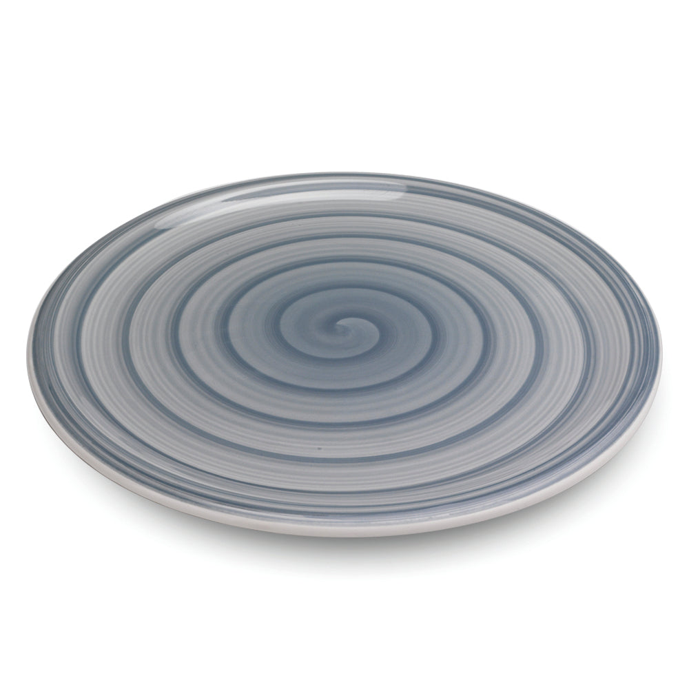 MANNAGGIA LI PESCETTI Large Plate Sea Design Grey