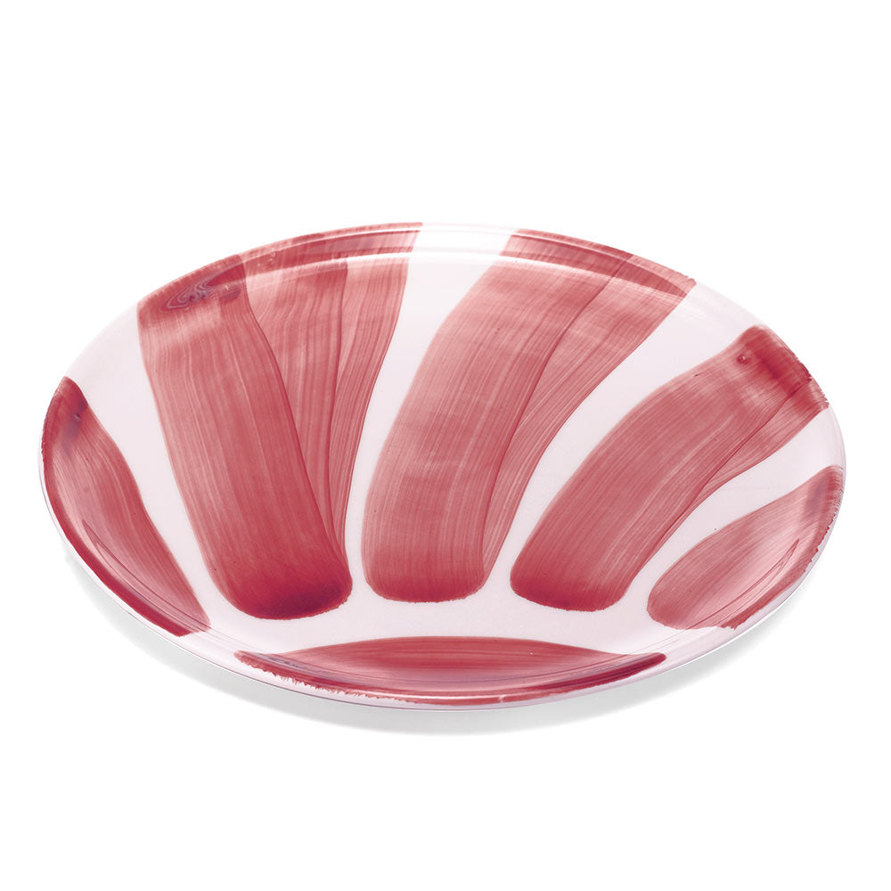 STRICHE Pizza Plate Brushstroke Design