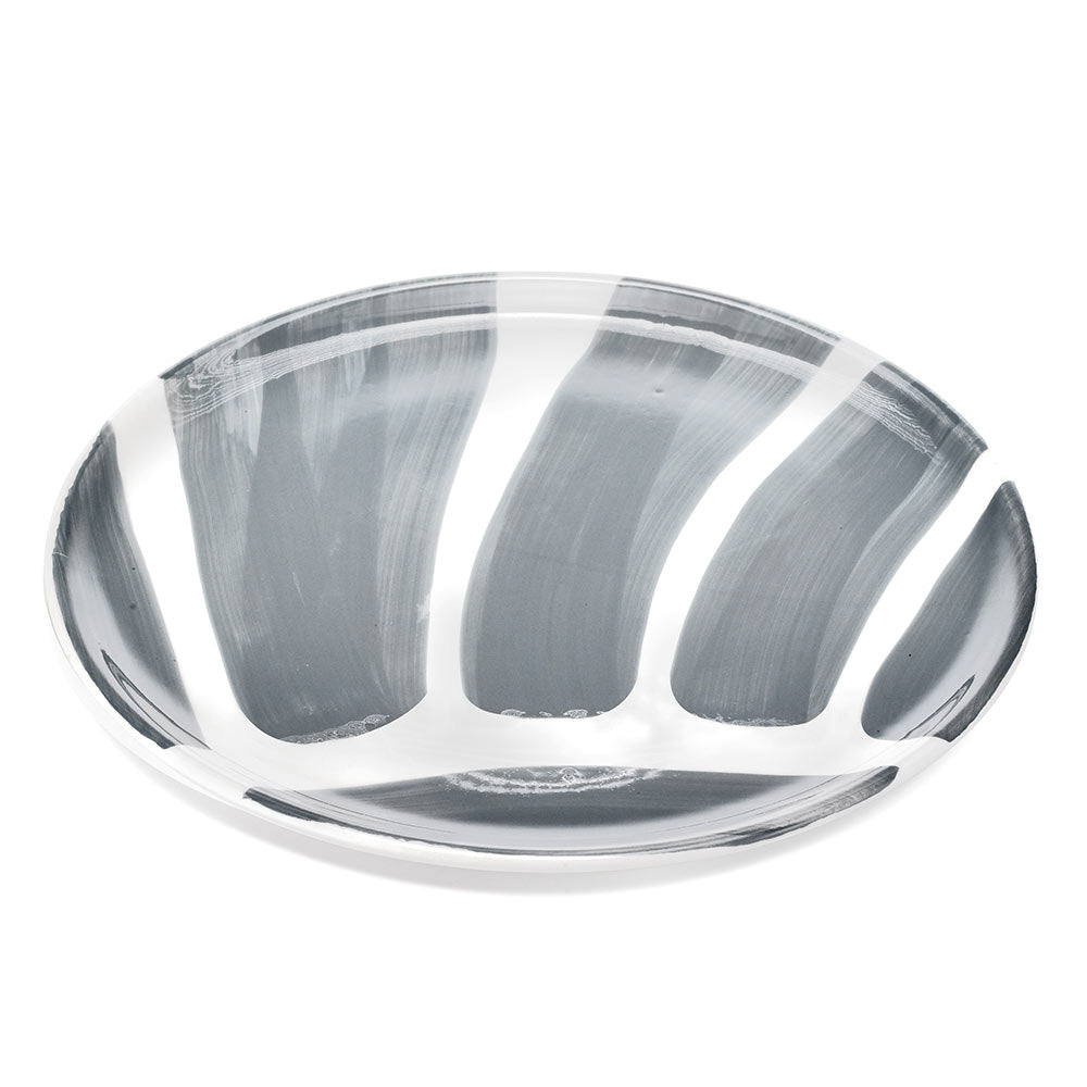 STRICHE Pizza Plate Brushstroke Design